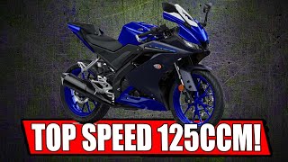 TOP SPEED 125CCM DIE 10 SCHNELLSTEN AUF MOTOCHECKERat [upl. by Bilat]