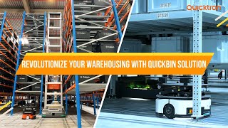 QuickBin Dual Robot Fulfillment Solution Goods to Person [upl. by Keller980]