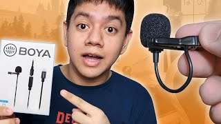 BEST BUDGET MIC FOR YOUTUBEFILM BOYA BYM2 REVIEW [upl. by Brownson]