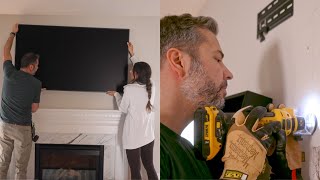 How to Hide the One Connect Box for the Samsung Frame TV [upl. by Nnadroj32]