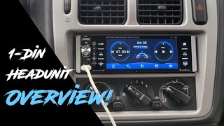 Single DIN Stereo Headunit 5188C  Android Auto and Apple Carplay  from ebay  MP5 Stereo [upl. by Theurich]