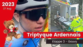 Triptyque Ardennais 2023 stage 3  U17 race  quotGouvyquot  Michiel Nijst [upl. by Hunt]