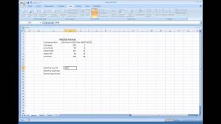 Microsoft Excel  Creating a Simple Expense Sheet [upl. by Ahsiki]