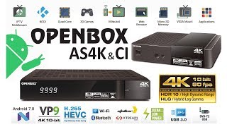 OPENBOX AS4K CI UHD En [upl. by Locin]