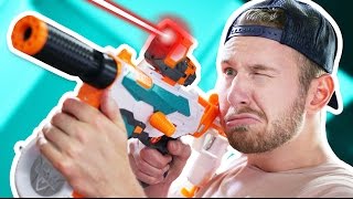 NERF Sharp Shooter Challenge [upl. by Dudden587]