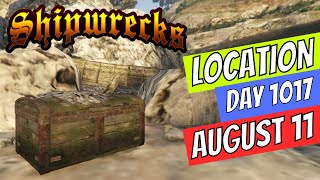 GTA Online Shipwreck Locations For August 11  Shipwreck Daily Collectibles Guide GTA 5 Online [upl. by Nial]