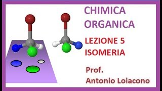 CHIMICA ORGANICA  Lezione 5  Isomeria [upl. by Akiam]