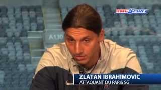 Ibrahimovic  quotPas de raison de quitter le PSGquot 2207 [upl. by Lleznov]