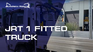 Lindsell Hoist Model JRT 1 Tonne fitted to Truck Aluminium Tray [upl. by Llevrac]