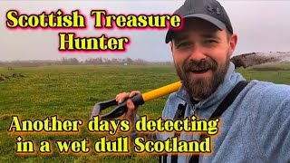 braving the elements on a cold damp morning in Scotland 😁 metaldetecting treasure history [upl. by Marline953]