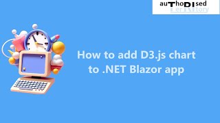 How to add D3js chart to NET Blazor app [upl. by Ainahpets18]