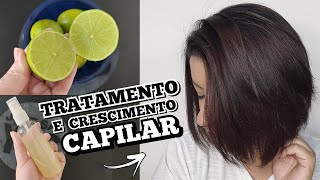 ACIDIFICANTE CAPILAR CASEIRO com limão 🍋 FUNCIONA Projeto Rapunzel Ep05 [upl. by Aniaz]