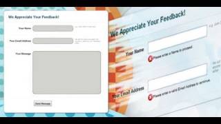 PHP Contact Form and Form Validation  Dreamweaver Tutorial  2 of 2 [upl. by Aivan906]