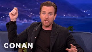 Ewan McGregor On quotSalmon Fishing In The Yemenquot  CONAN on TBS [upl. by Robbert791]