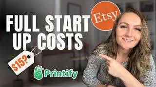 Print On Demand Start Up Costs 2024 NEW Etsy Fees [upl. by Aubrie]