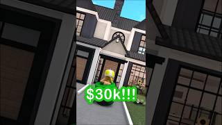 building a 30k bloxburg house 2 story😍 bloxburg roblox shorts robloxbloxburg [upl. by Jowett]