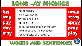 Homeschooling English Phonics long ay sound Older Students [upl. by Nisa583]