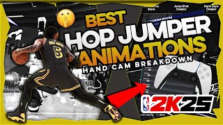 NBA 2K25 BEST HOP JUMPER ANIMATION MUST HAVE SPEEDBOOSTING DRIBBLE MOVES FULL BREAKDOWN [upl. by Terena]