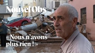 quotJe nai rien pu fairequot  en Espagne les sinistrés des inondations sous le choc [upl. by Joselow]