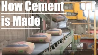 How CEMENT is Made  in FACTORIES [upl. by Meenen]