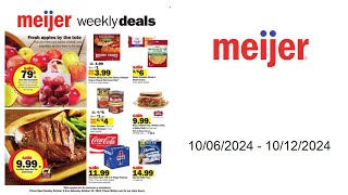 Meijer Weekly Ad US  10062024  10122024 [upl. by Elohcin]