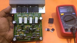 How to repair transistor amplifier 2sc5200 and 2sa1943 transistor amplifier repair [upl. by Eahsat929]