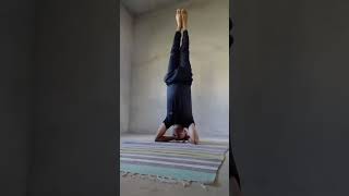 Sirsasana or Headstand  6  One Hour selfchallenge [upl. by Balsam113]