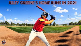 Detroit Tigers prospect Riley Greene Every Home Run from 2021 Season [upl. by Hadihsar]