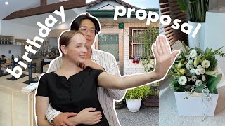 he proposed  💍 a birthday surprise vlog 한국 자막 [upl. by Carey]