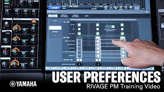 RIVAGE PM Training Video  Preferences [upl. by Harp]