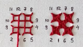 Sindhi Hand Embroidery Step by step tutorialBavliya work designGujrati workgamthi work [upl. by Nuhsar163]