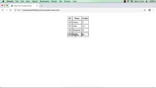 jQuery UI Table with Sortable Rows using jQuery UIs sortable Interaction [upl. by Bassett549]