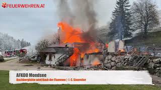 Buchberghütte wird Raub der Flammen [upl. by Argent359]