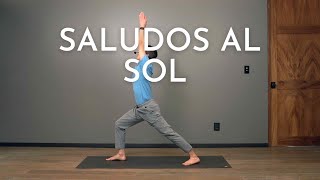 SALUDOS AL SOL PARA PRINCIPIANTES  15 MIN  YOGUI DAN [upl. by Sherborn]