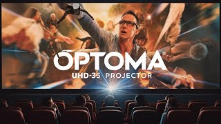 Optoma UHD35 4K Projector Demo Review [upl. by Lletniuq]