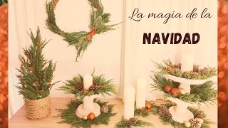 Decoración de Navidad Fácil Económica y Elegante [upl. by Nalda]