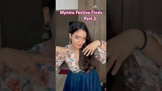 Myntra Festive Finds  Such a beautiful Gown🤩 myntra festivevibes haul gown viralshorts grwm [upl. by Avrom]