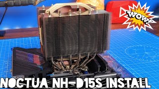 Noctua NHD15S premium CPU cooler with an LGA 1700 install benchmarks and more [upl. by Wake378]