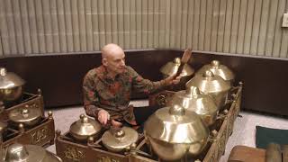 javanese gamelan kenong and kethuk demonstration [upl. by Nee]