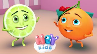 Naranja Dulce Limón Partido 🍊 Canción Infantil  karaoke 🍋 HeyKids [upl. by Suidualc33]