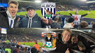 WBA VS COVENTRY CITY VLOG JOHNSTON CRACKER AS ALBION DO THE DOUBLE OVER THE SKY BLUES [upl. by Adaven]