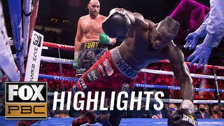 Tyson Fury vs Deontay Wilder III  FULL FIGHT HIGHLIGHT  PBC ON FOX [upl. by Girand]