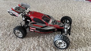 Kyosho Turbo Optima Mid SE  First run after sitting for 30 years [upl. by Josepha]