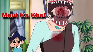 ShinChan The Legend Called Dance Amigo In Hindi  Shinchan Banned Horror Movie [upl. by Ognimod]