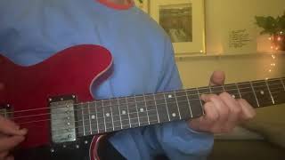 Just Like A Movie  OFFICIAL INTROSOLO RIFF w TABS Wallows Guitar Tutorial [upl. by Ellesor90]