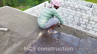 Centering technology Indian1000 year old method roof earth centering work  not need plastering [upl. by Aubyn]