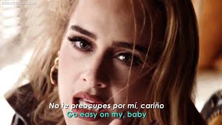 Adele  Easy On Me  Lyrics  Español  Video Official [upl. by Enert]