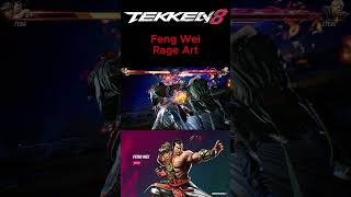 Feng Wei Rage Art shorts tekken8 rage fighting [upl. by Jenesia]