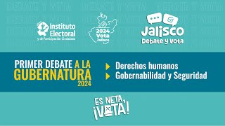 Primer debate a la gubernatura de Jalisco 17 marzo 2024 [upl. by Narok]