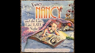 Fancy Nancy and the Late Late LATE Night Read Aloud  Read Along Story [upl. by Lacy]